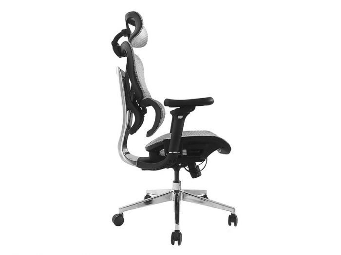 651050 - Silla EQUIP Premium para Oficina Ergonmica Reposabrazos 3D Asiento/Respaldo de Malla Gris (651050)