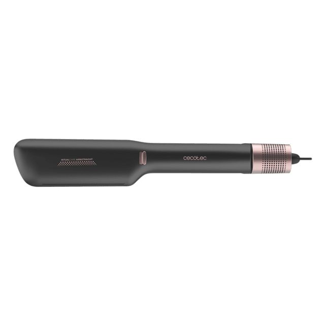 A01_EU01_100988 - Plancha de Pelo Cecotec Air Lisse Black, con Aire que protege el cabello, Tecnologa Inica, Keratina y aceite de Argn, 3 Modos y Motor BLDC, para Todo Tipo de Cabellos. (A01_EU01_100988)