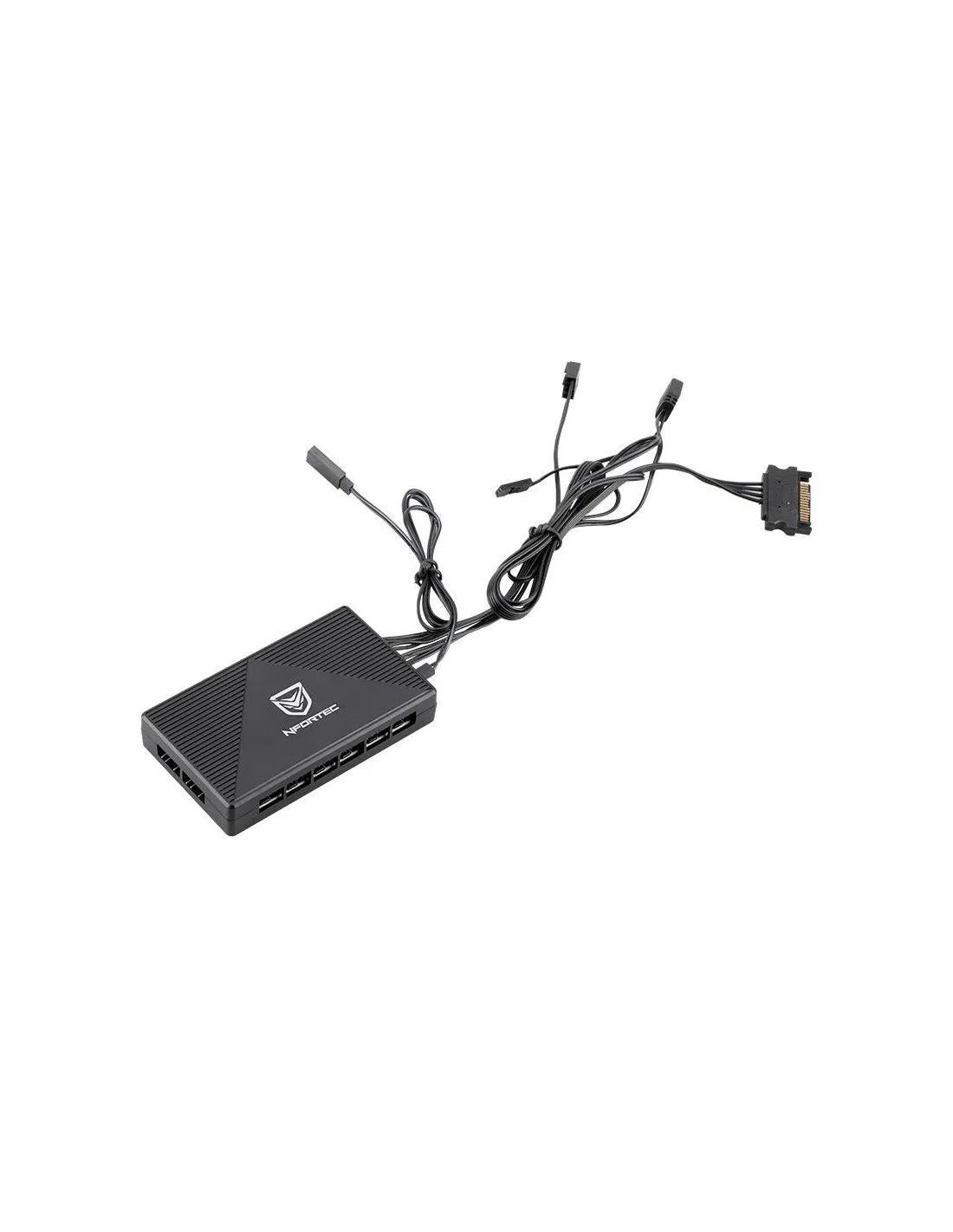 NF-AC-ARGBCONTROLHUB - Controladora Hub Nfortec LED ARGB (NF-AC-ARGBCONTROLHUB)