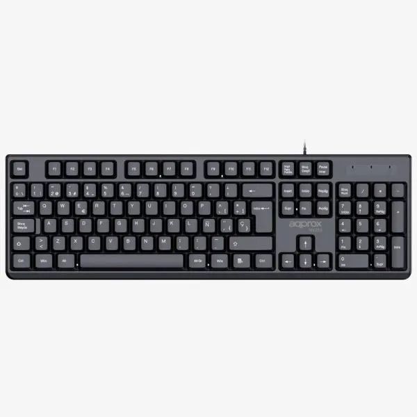 APPMX205 - Teclado Approx Usb.2.0 Cable1.45m Negro (APPMX205)