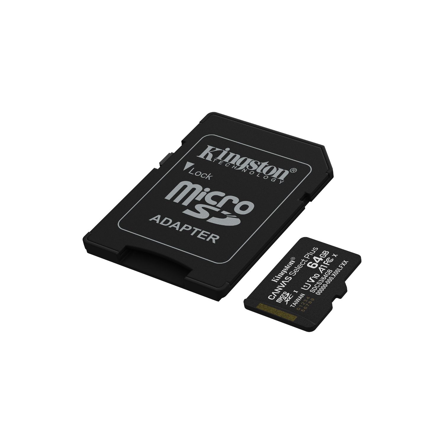SDCS3/64GB - Kingston MicroSDXC 64Gb con Adaptador SD, Clase10, UHS-I V10 A1 150MB/s. (SDCS3/64GB)