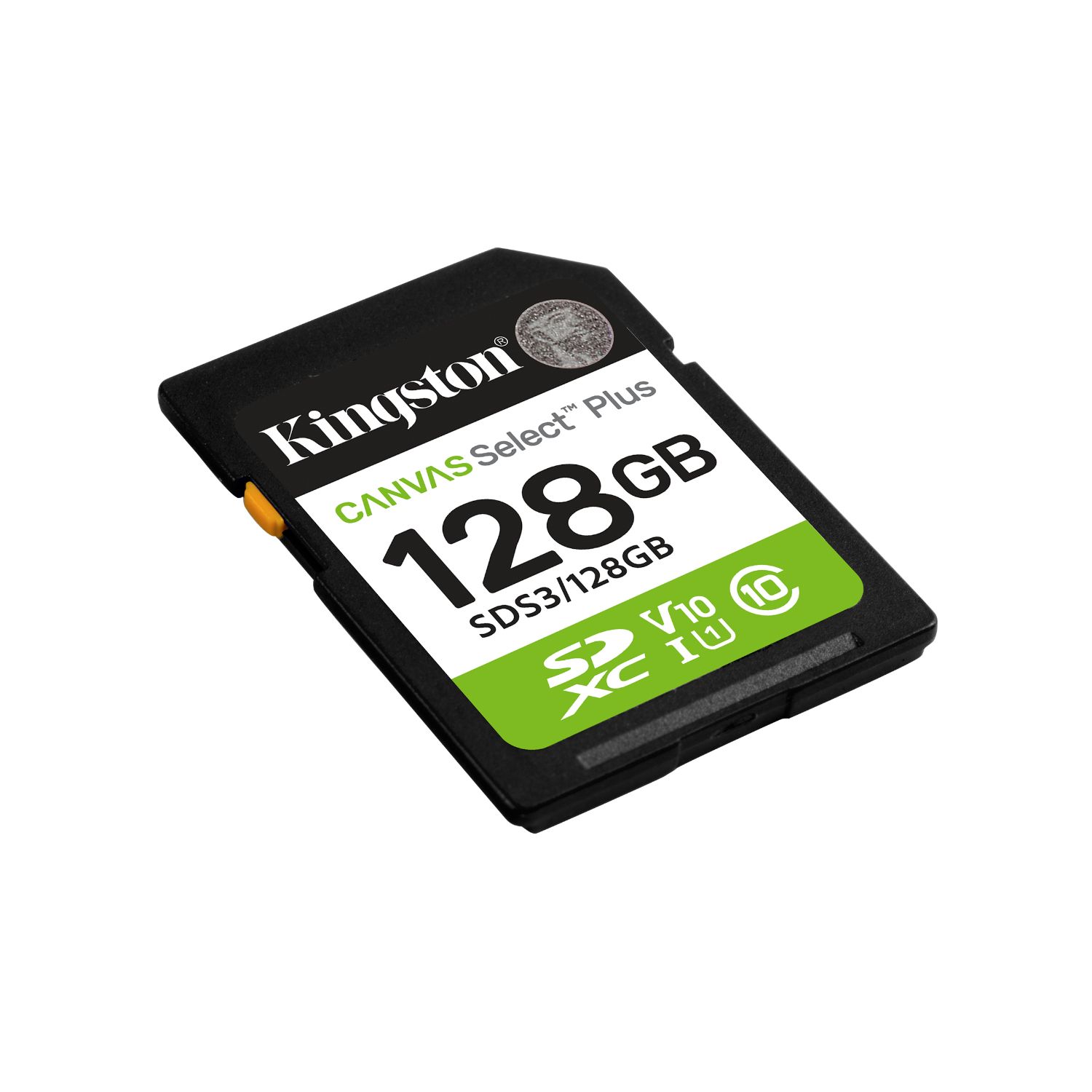 SDS3/128GB - Kingston SDXC Canvas Selec Plus Gen3 128Gb 150MB/s C10 UHS-I U1 V10 (SDS3/128GB)
