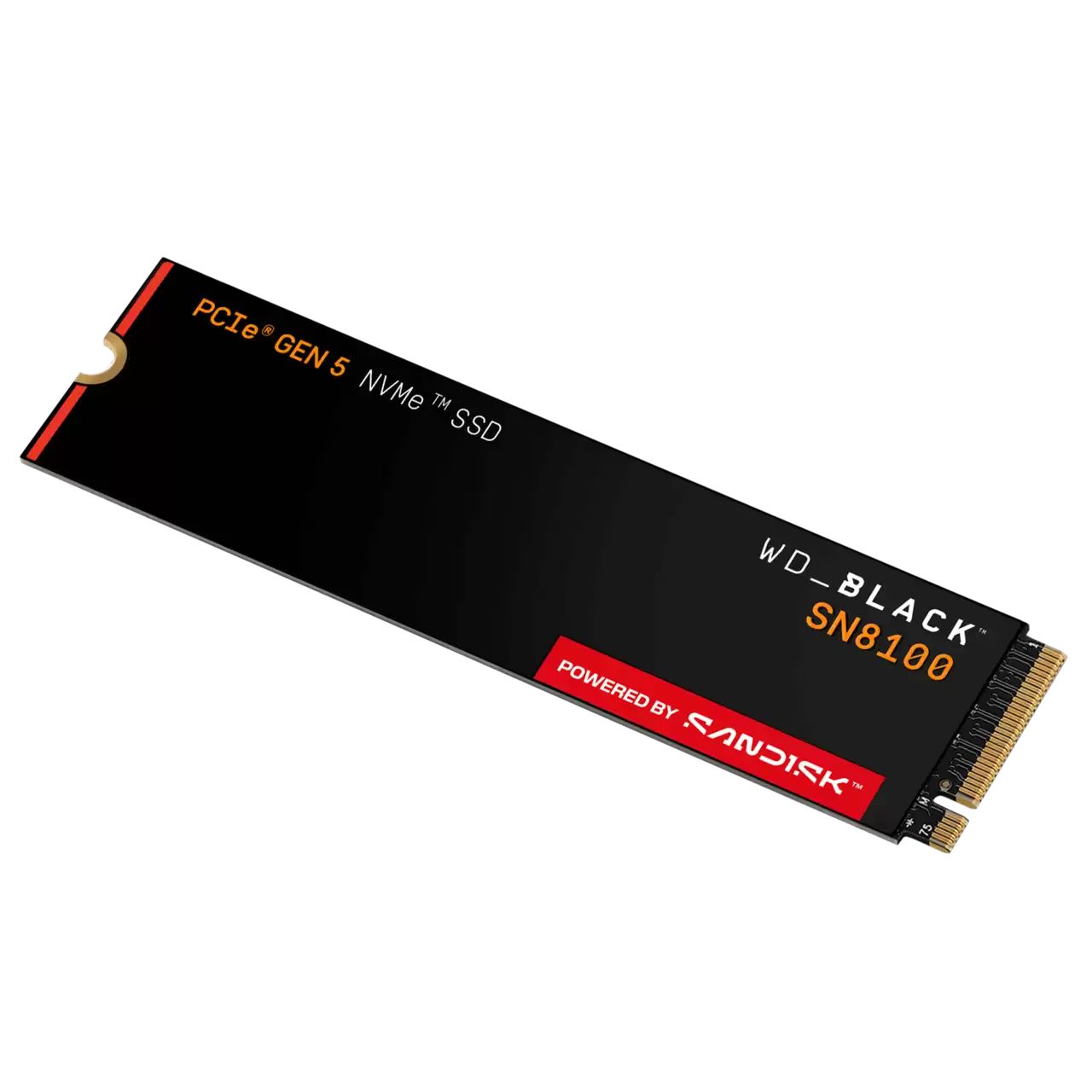WDS100T1X0M - SSD WD Black SN8100 1Tb Nvme M.2 (WDS100T1X0M)