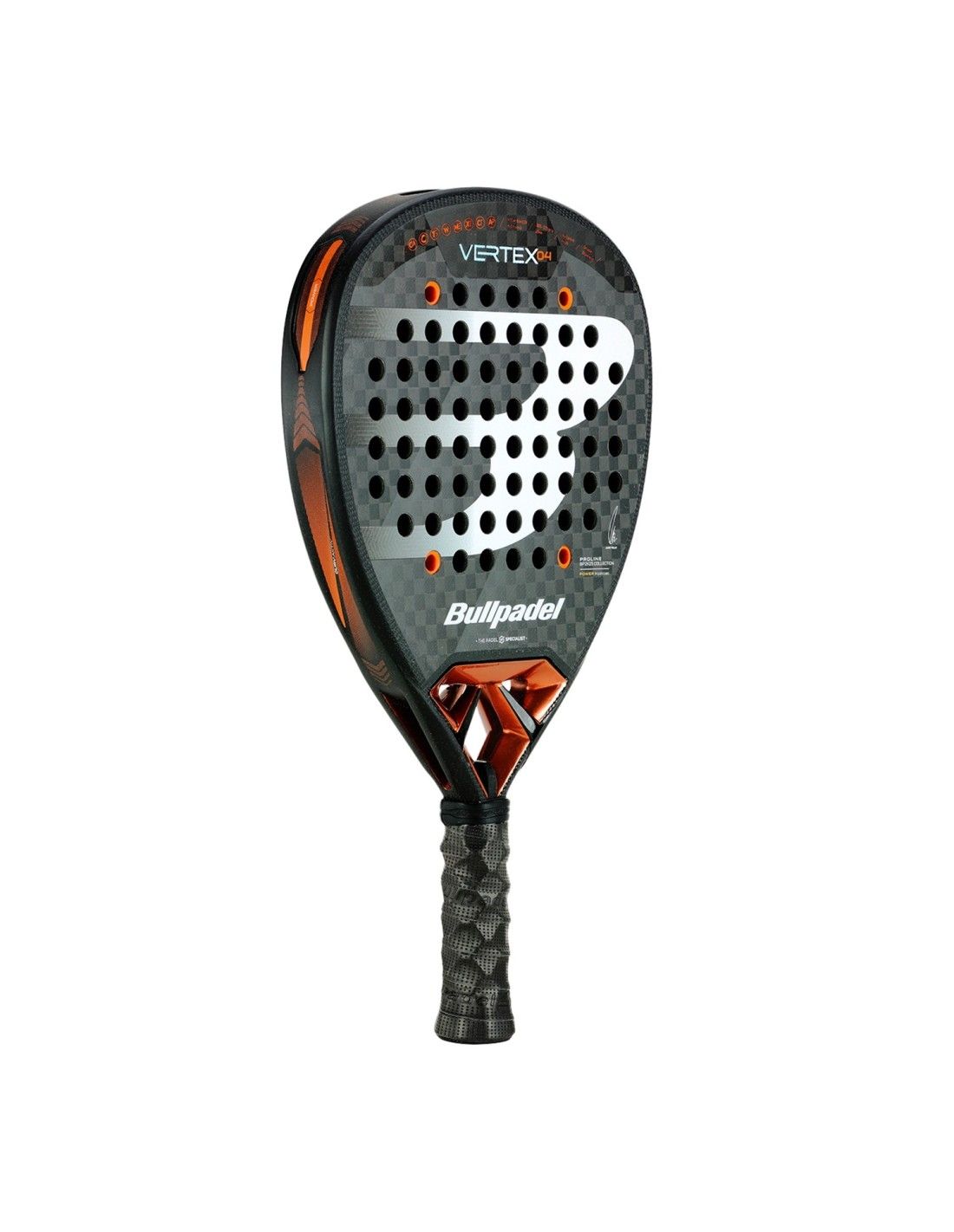 PAD VERTEX 04 25 - Pala de Pdel Bullpadel Vertex 04 2025 Negra