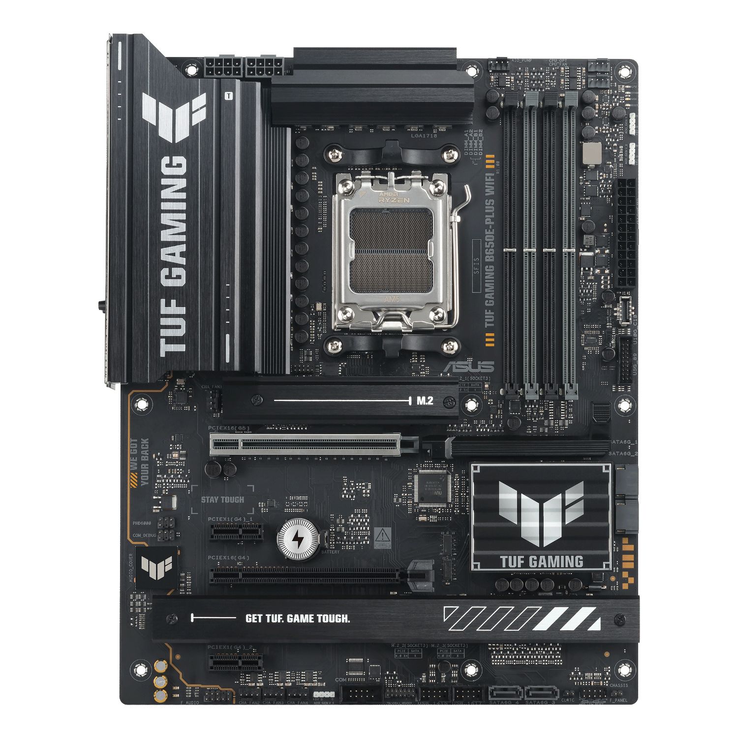 90MB1M20-M0EAY0 - Placa base ASUS TUF GAMING B650E-PLUS WIFI: (AM5) 4DDR5 SATA3 M.2 USB DP HDMI RJ45 7.1 ATX WiFi 6E Bluetooth 5.3 Ethernet 2.5 GbE (90MB1M20-M0EAY0)