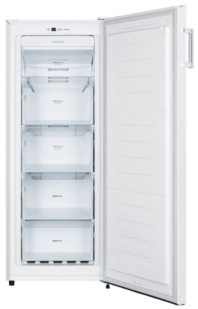 02788 - Congelador vertical CECOTEC Bolero CoolMarket Bolero CoolMarket UF 155 White E,Total No frost con puerta reversible y alarma de puerta abierta. (02788)