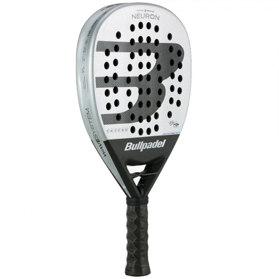 NEURON 25 - Pala de Pdel Bullpadel Neuron 2025 Fede Chingotto Blanca y Negra.