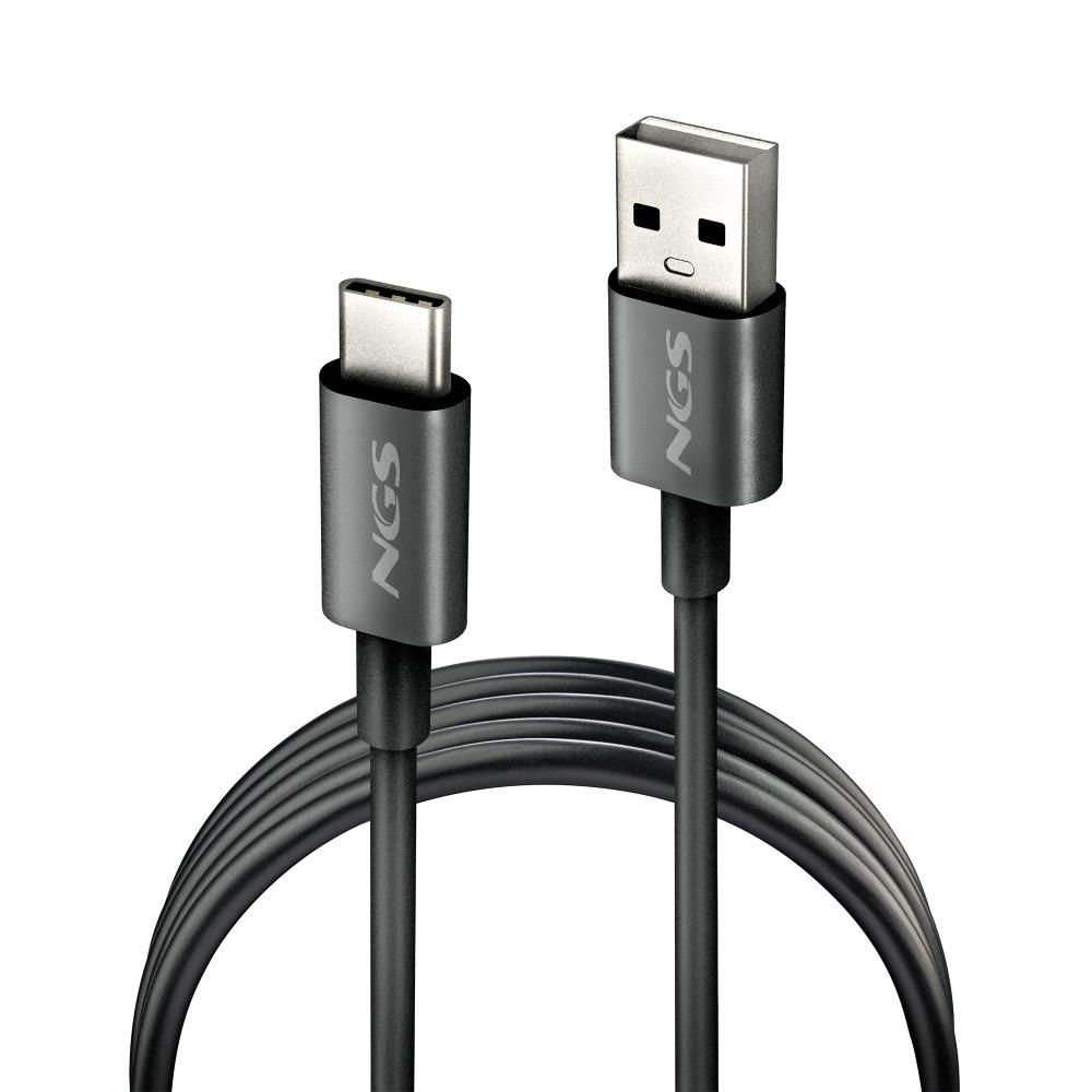 ZYRO-ACBLACK - Cable NGS Usb-C a Usb-C 1m Negro (ZYRO-ACBLACK)