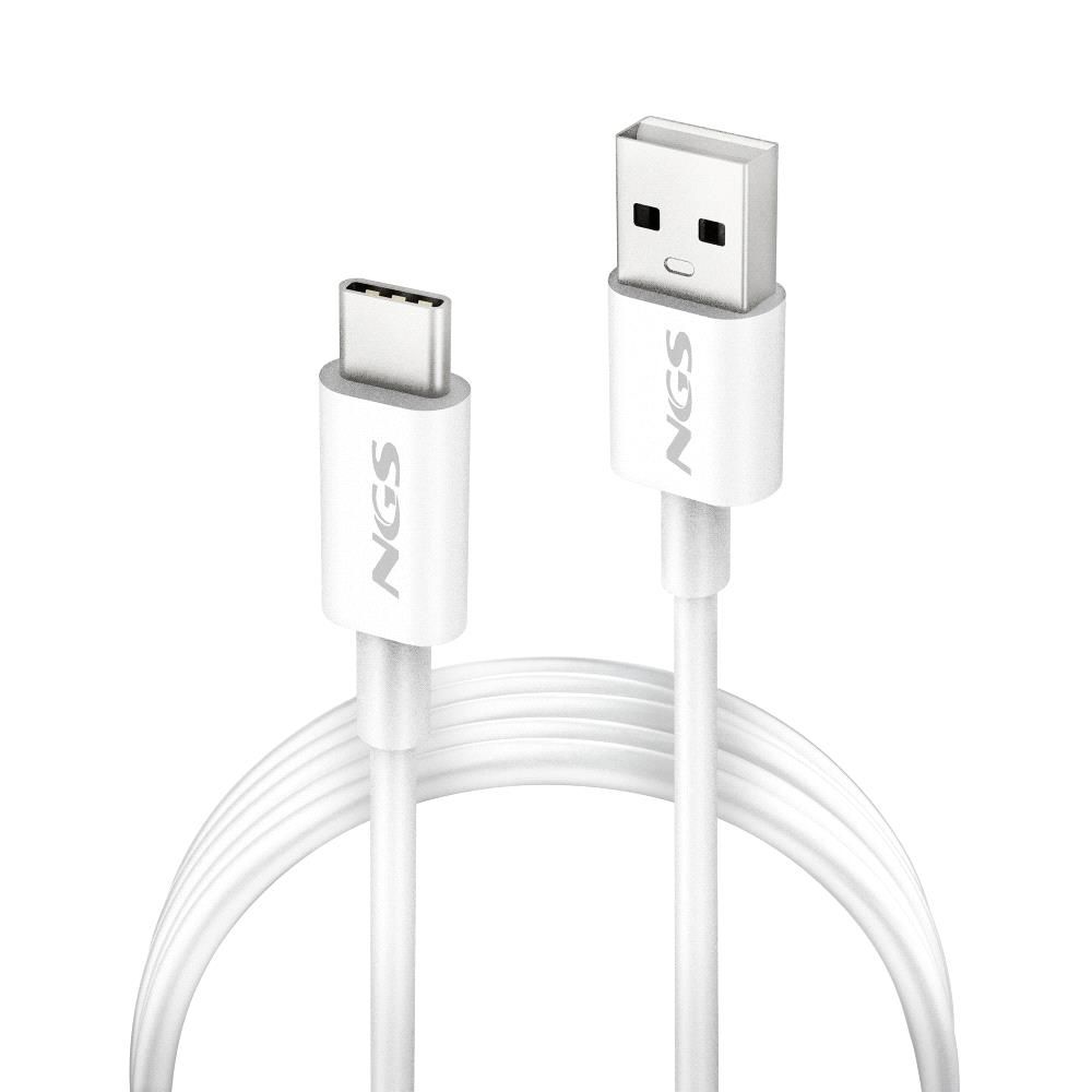 ZYRO-ACWHITE - Cable NGS Usb-C a Usb-C 1m Blanco (ZYRO-ACWHITE)