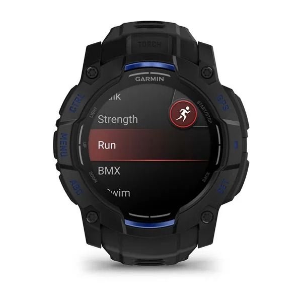 010-03020-03 - Smartwatch Garmin Instinct 3 AMOLED, 50mm, Negro con correa negra. (010-03020-03)