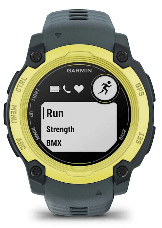 010-02932-01 - Smartwatch Garmin Instinct E Digital MIP 0.86? 40mm Multideporte Bluetooth GPS Amarillo Correa Gris (010-02932-01)