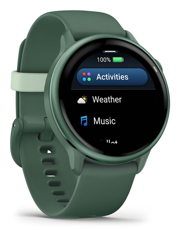 010-02985-02 - Smartwatch Garmin Vvoactive 6 AMOLED Tctil Color 1.2? 42mm Multideporte WiFi Bluetooth GPS Verde (010-02985-02)