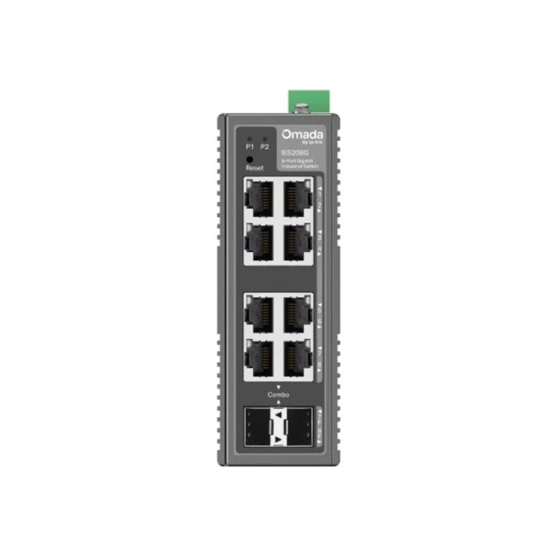 IES208G - Switch TP-Link Omada Gestionado 6xRJ45 2xSFP Ethernet GbE Gris (IES208G)