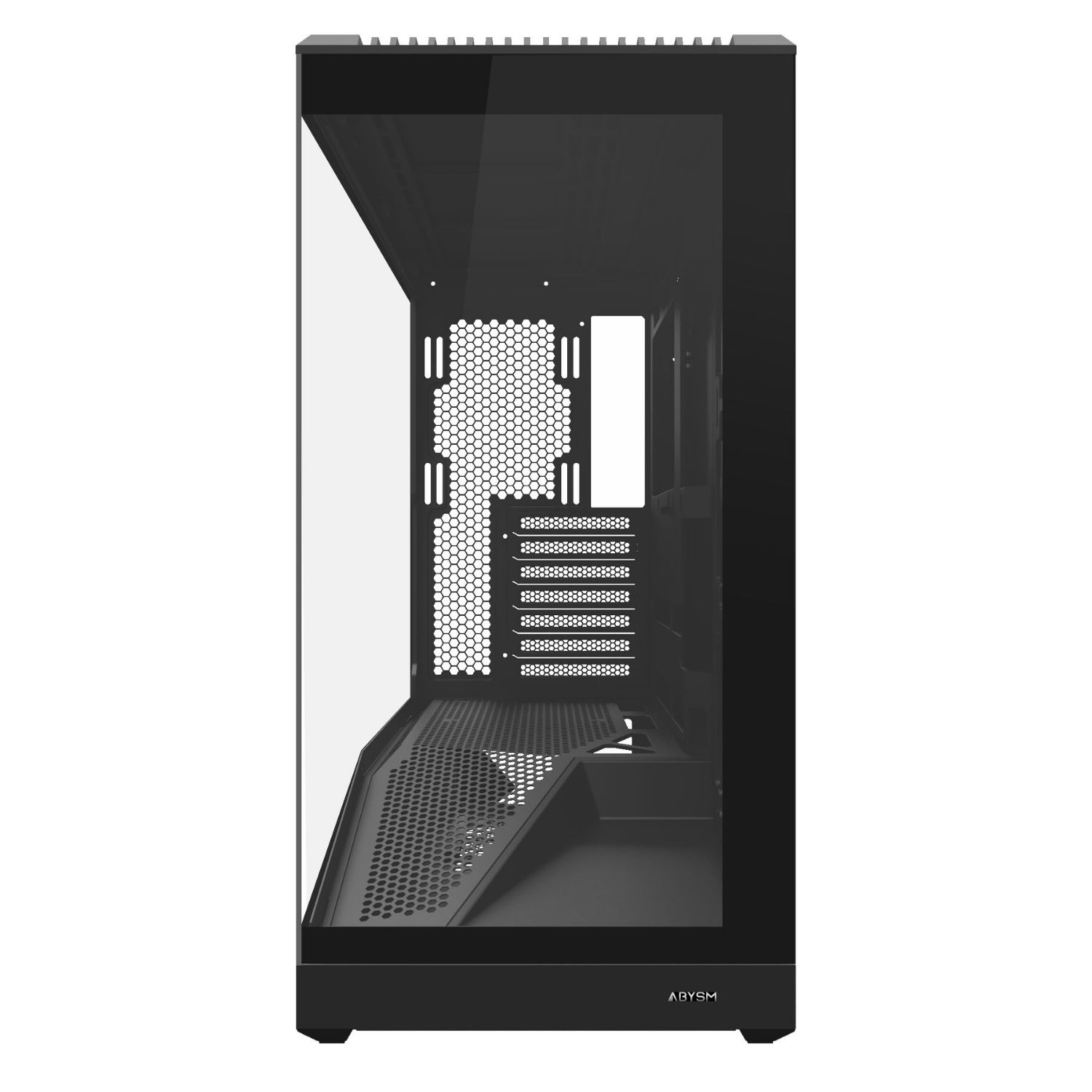 AB123533 - Caja Abysm Gaming Arian Frame A400 Panel Lateral de Cristal Templado ARGB 1xUSB-A 3.0 1xUSB-C 3.1 ATX mATX Mini-ITX Negra (AB123533)