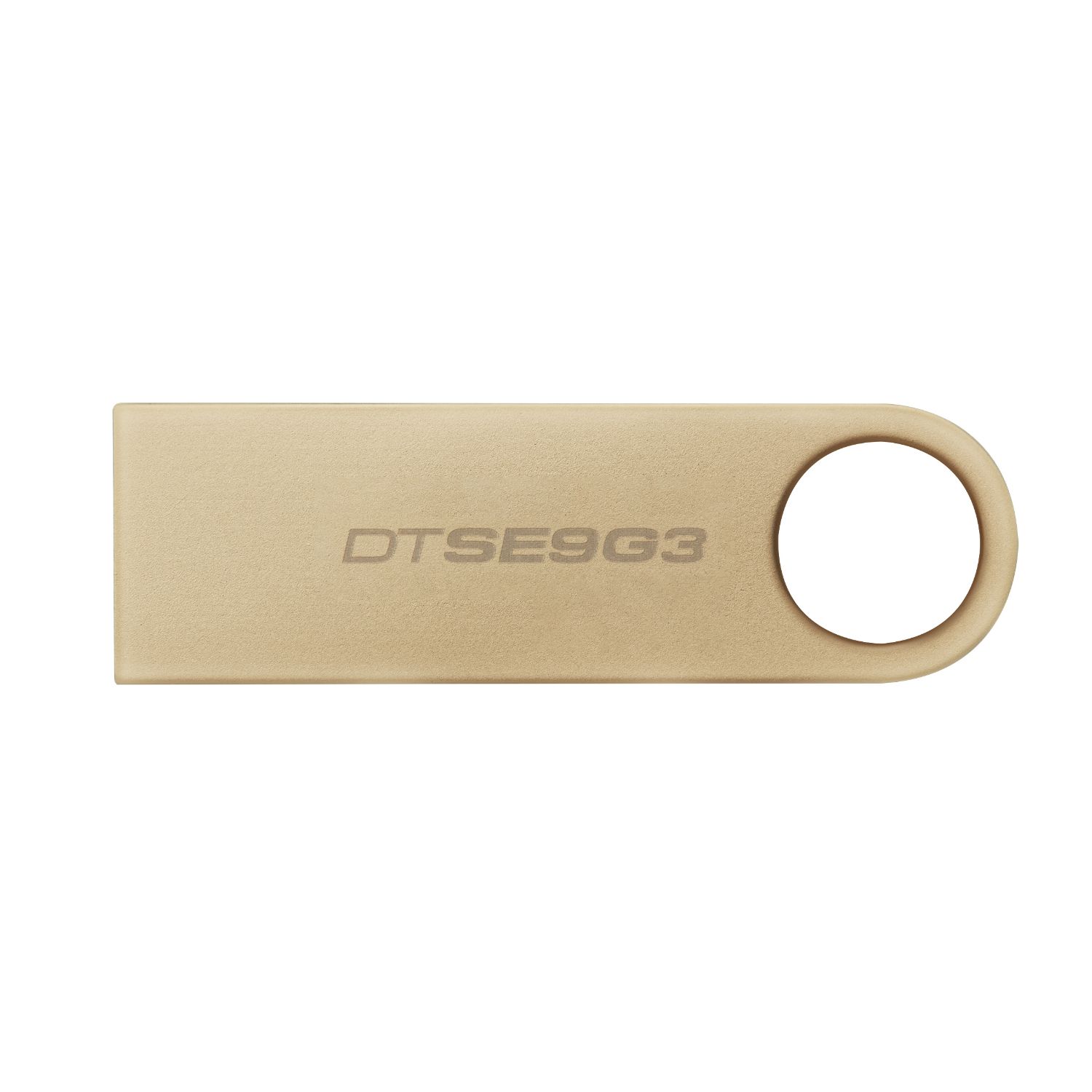 DTSE9G3/256GB - Pendrive Kingston DataTraveler SE9 G3 256Gb USB-A 3.0 Lectura 220 Mb/s Escritura 100 Mb/s Llavero Metal Dorado (DTSE9G3/256GB)