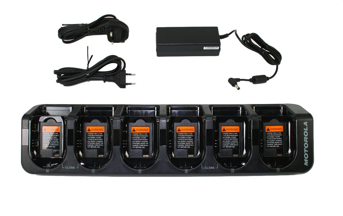 IXPN4029 - Cargador Motorola base multiple de carga hasta 6walkies CLP-446 y CLP-446E. (IXPN4029)