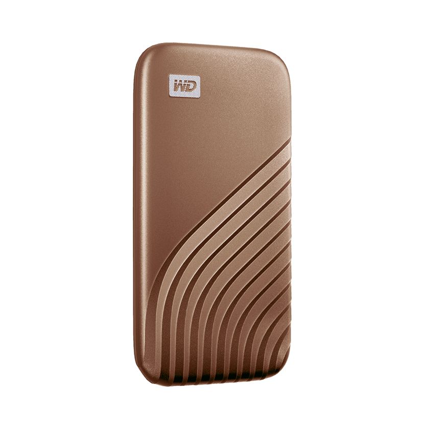 WDBAGF0010BGD-WESN - Disco Western Digital SSD My Passport 1Tb NVNe Lectura 1050 Mb/s Escritura 1000 Mb/s USB-C 3.1 Oro (WDBAGF0010BGD-WESN)