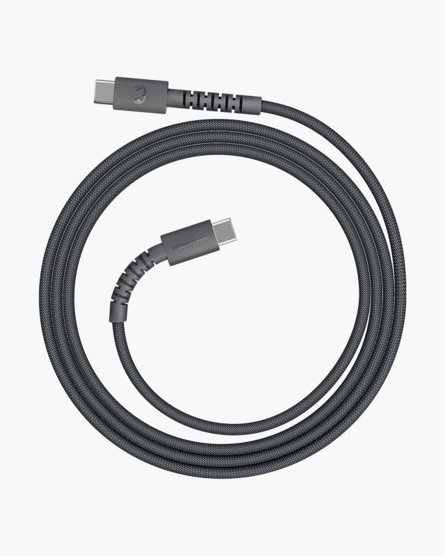 2CCC071SG - Cable Fresh N Rebel FlexWave USB-C a USB-C 60W 70cm Gris Silicona Ultraflexible Dise�o Trenzado Duradero (2CCC071SG)