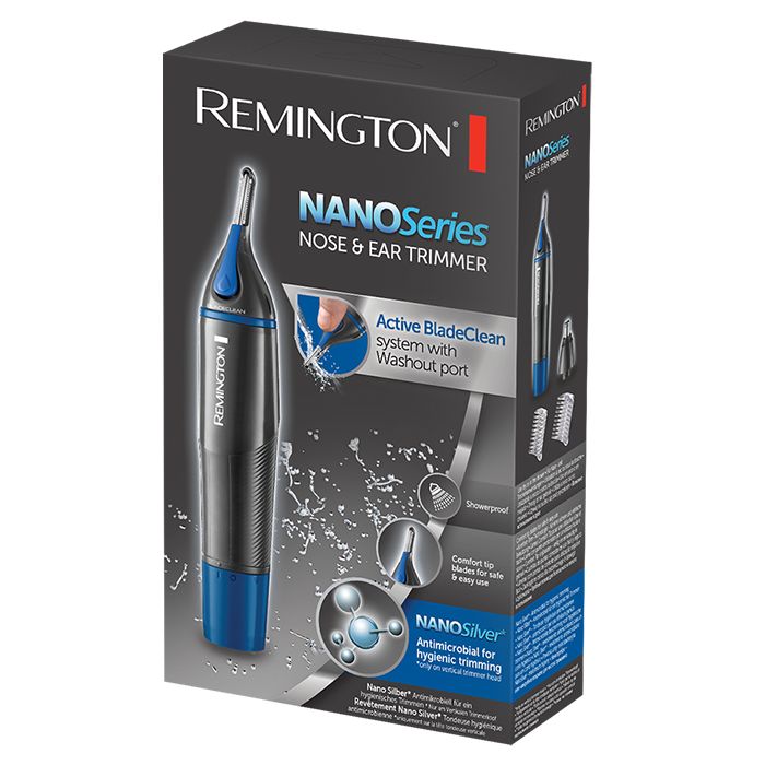 NE3850 - Perfilador Remington Nano cejas, nariz y orejas con 3 accesorios y funcionamiento a pilas (NE3850)