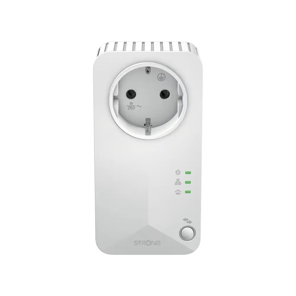 PL600TRIEUV2 - Powerline Strong 600Mbit/s 3unidades Funciona con cualquier m�dem o router est�ndarPerfecto para IPTV, streaming de v�deo HD y juegos (PL600TRIEUV2)