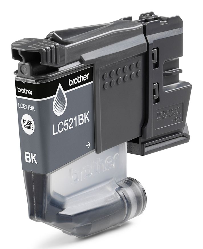 LC521BK - Tinta Brother Negro 500p�ginas, para DCPJ1260W, DCPJ1310DW, DCPJ1360DW. (LC521BK)