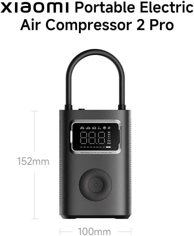 XIA-MINI COMP EL AIR COMP 2P - Mini Compresor de Aire XIAOMI 2 Pro El�ctrico 2500mAh 150psi (BHR9099GL)