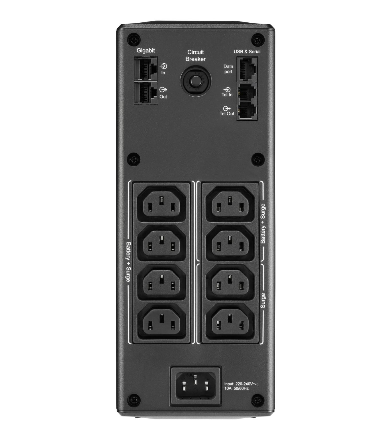 BR1600MI - S.A.I. APC BACK UPS PRO BR L�nea Interactiva 1600VA 960W Pantalla LCD 8 Tomas AC 1xUSB 2.0 2xRJ45 Negra (BR1600MI)