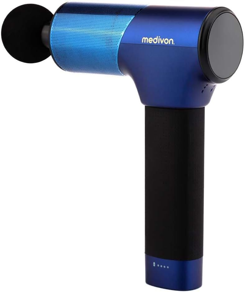 ELITPULSE - Masajeador Medivon ELITPULSE Terapia de percusi�n, Reduce la hinchaz�n y celulitis, Favorece la recuperaci�n tras el ejercicio y lesiones, Inal�mbrico, Incluye estuche resistente.