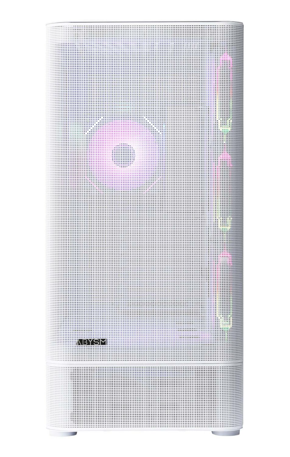 AB123801W - Caja Abysm Danube Sava H500 II Air, panel frontal de rejilla, ARGB, ATX, 120mm, Usb-C, Blanco. (AB123801W)