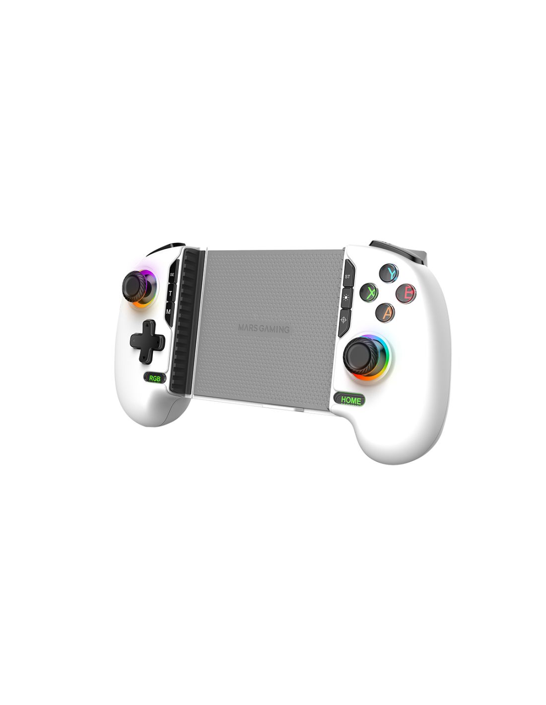 MGPXPROW - GamePad Mars Gaming LCD Bluetooth 5.0 PS4/Switch/Switch 2/PC/Android/iOS Blanco (MGPXPROW)