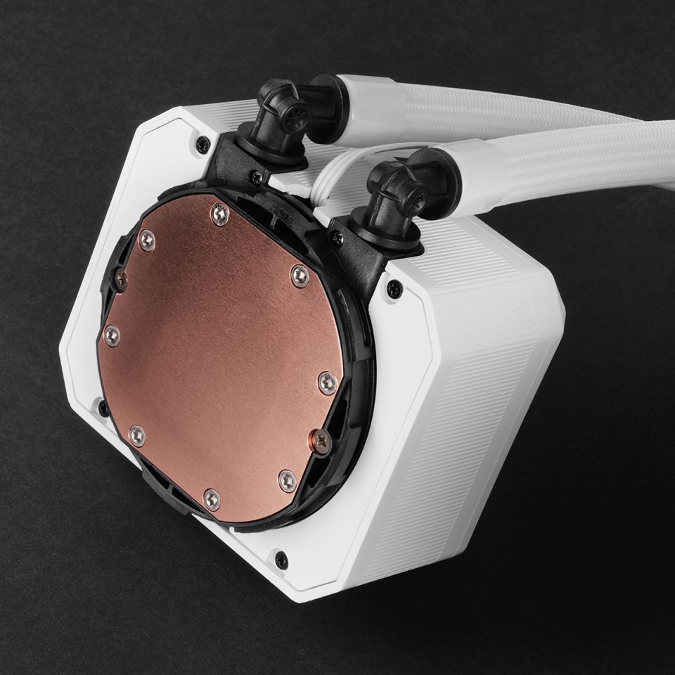 MLTWO240W - Refrigeraci�n L�quida Mars Gaming AIO ARGB 2x12cm 450W TDP Blanco (MLTWO240W)