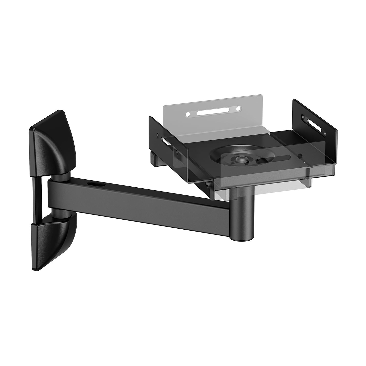 SPK05U-421 - Soporte de Pared AISENS para 2 Altavoces Gira/Inclina M�x. 25Kg Negro (SPK05U-421)