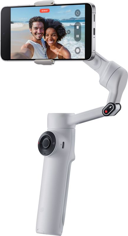 INF2SBS1 - Palo Selfie Insta360 Flow 2, con selfie stick y tr�pode met�lico, Foco incorporado, Gris (INF2SBS1)