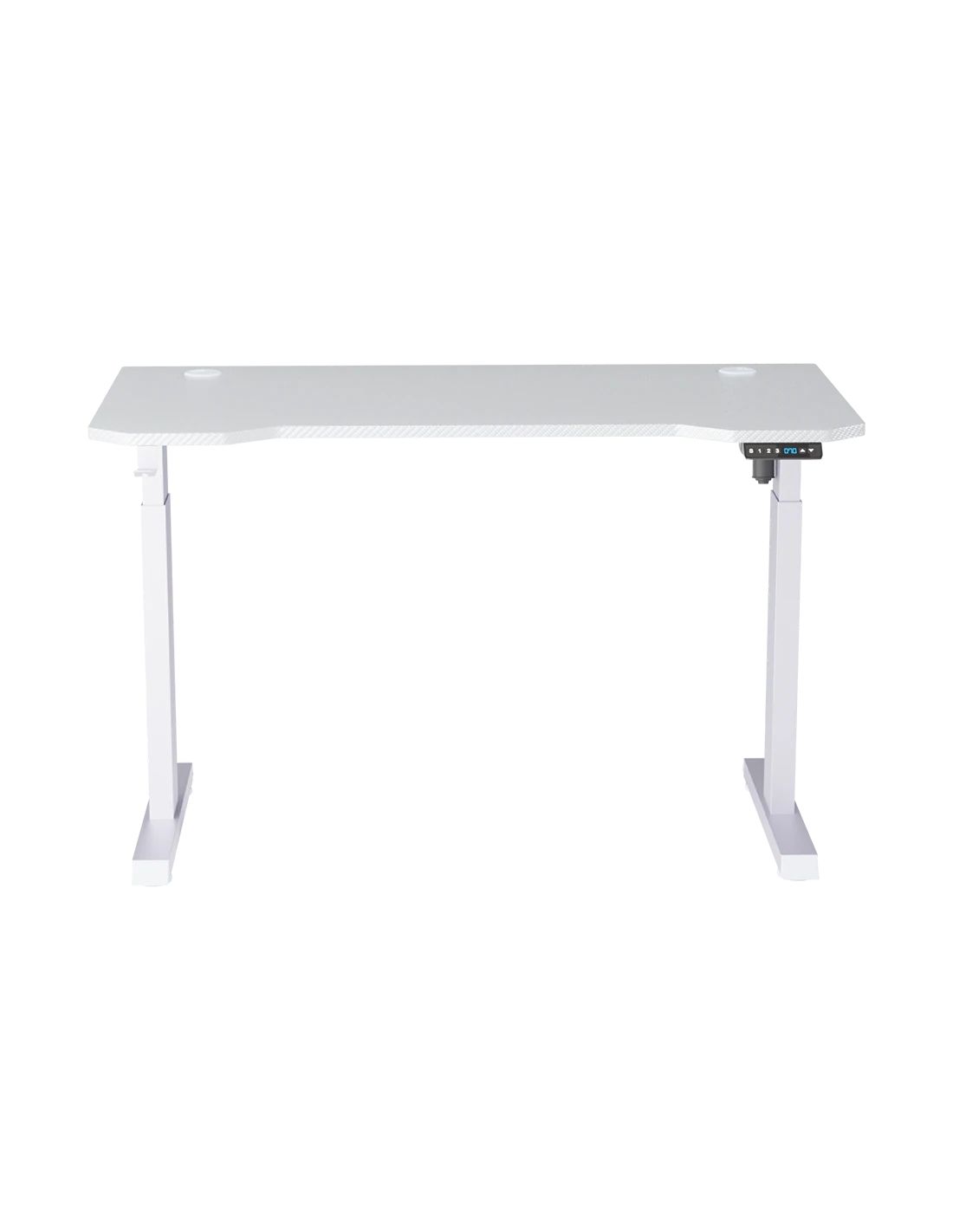 NS-DK-BELENOR-PROIV - Mesa Gaming NewSkill Belenor PRO Ivory 120x60cm Ajustable en altura 72-122cm con un mecanismo de elevaci�n, soporte para auriculares. (NS-DK-BELENOR-PROIV)
