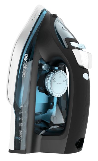 01867 - Plancha horizontal Cecotec IronHero 2600 Force, 2600 W, golpe de vapor 210 g/min y suela de gran resistencia con un deslizamiento perfecto. (01867)