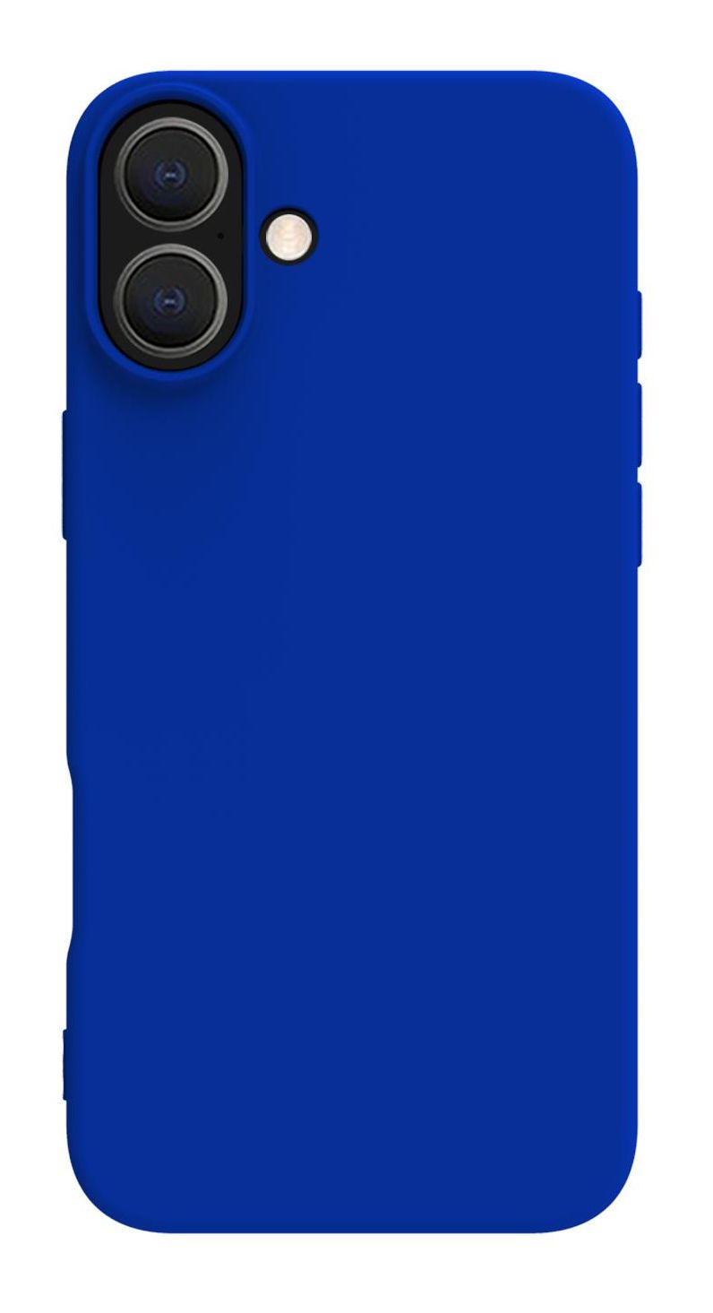 CROMO1080BL - Funda Celly Cromo iPhone 16 Plus Azul Soft Touch (CROMO1080BL)
