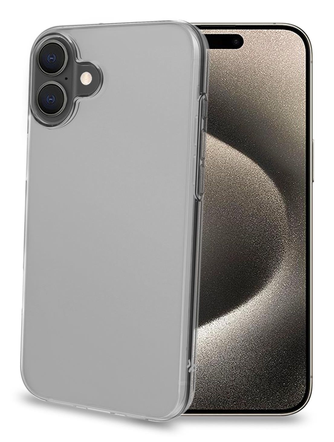 GELSKIN1080 - Funda Celly iPhone 16 Plus Transparente, TPU antichoque.(GELSKIN1080)