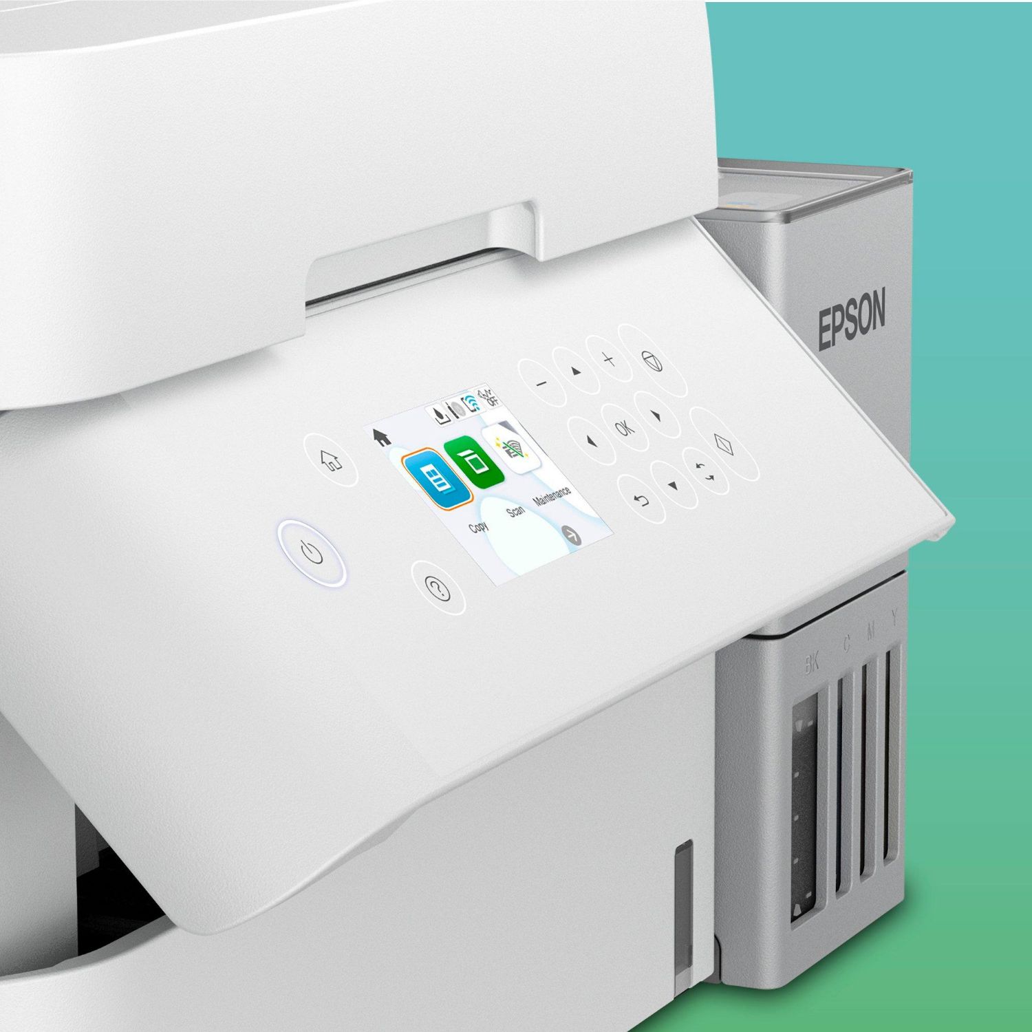 C11CL43411 - Impresora Multifunci�n Epson EcoTank ET-3956 Pantalla LCD 2.4? 4800x1200dpi A4 Color ADF 30 Hojas USB WiFi Ethernet D�plex Blanca (C11CL43411)