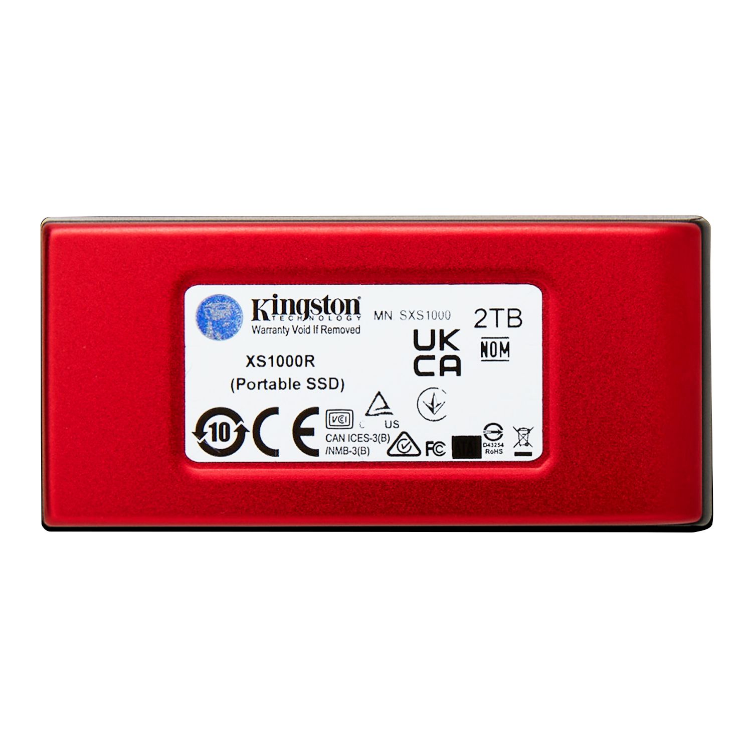 SXS1000R/2000G - Disco SSD Kingston XS1000 2Tb USB-C 3.1 Rojo (SXS1000R/2000G)