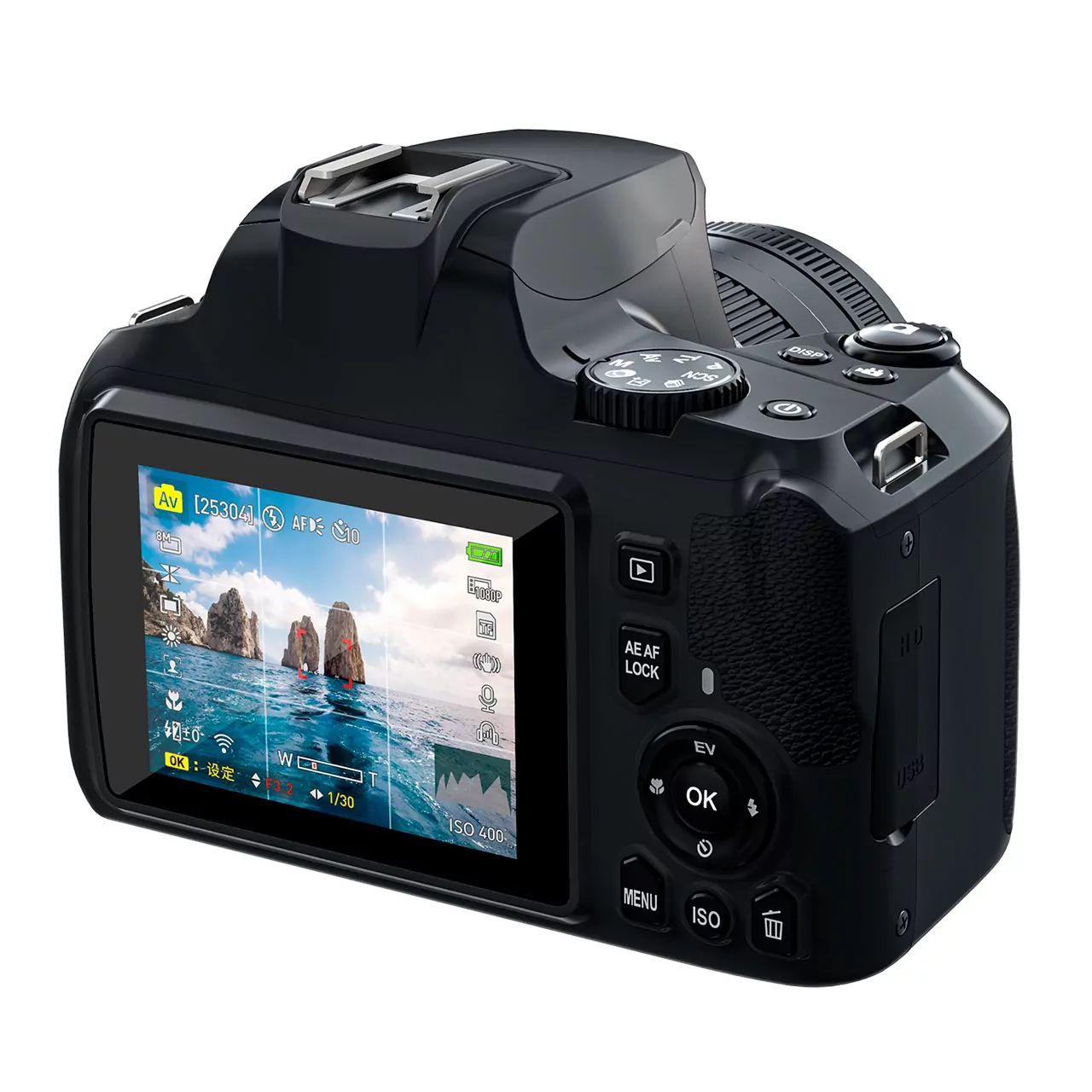 SWI400210 - C�mara Digital Swiss Go SG500 64MP con zoom 16X, pantalla 3