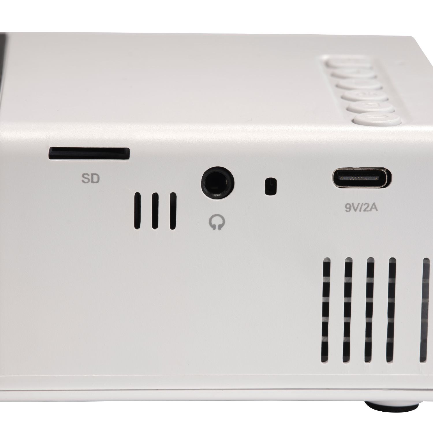 PR-1000 - Miniproyector DENVER 30L FHD Nativo HDMI USB-A/C Blanco/Gris (PR-1000)