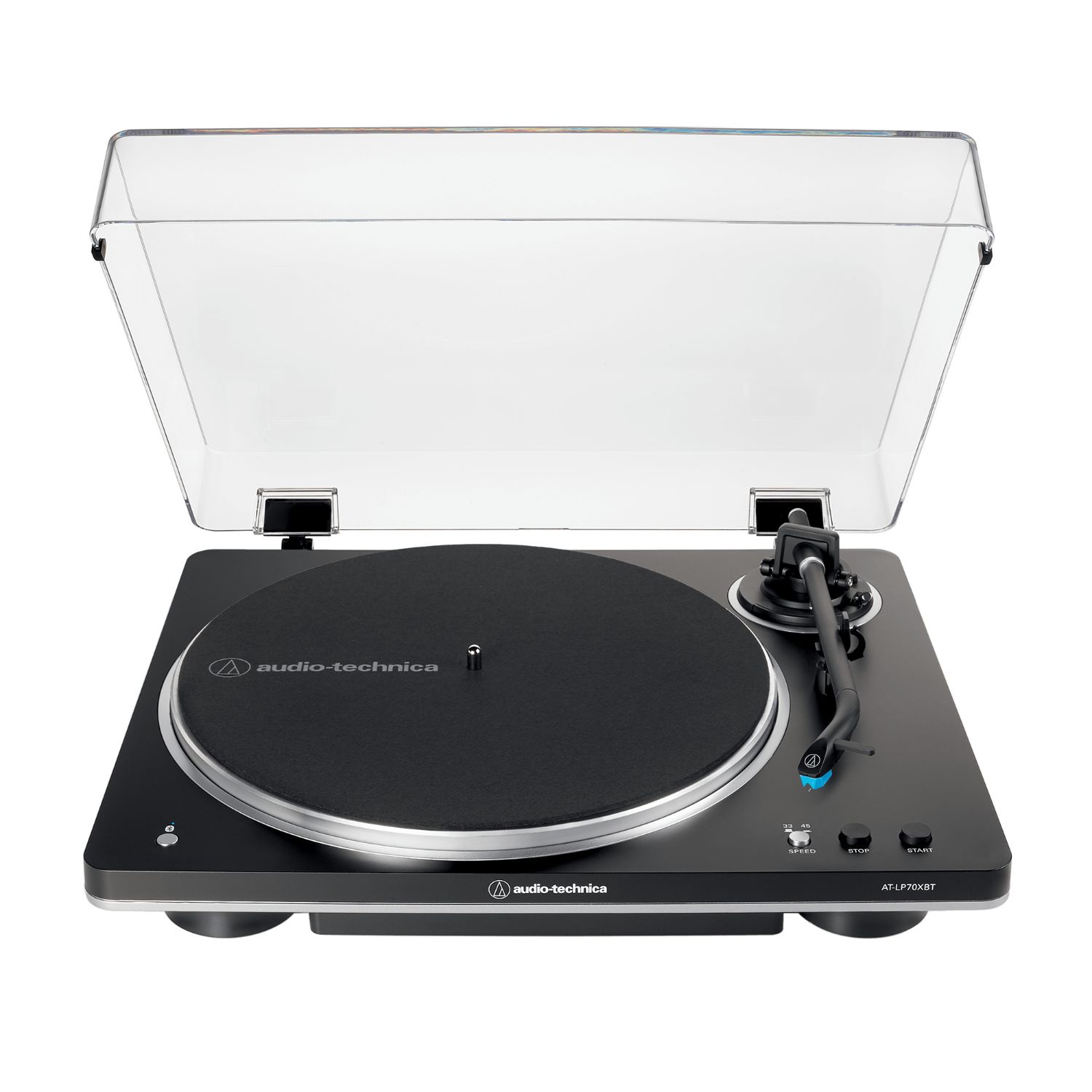 AT-LP70XBTBS - Tocadiscos Audio-Technica 45rpm Inal�mbrico con traccion por correa totalmente autom�tico, Usb, Negro. (AT-LP70XBTBS)