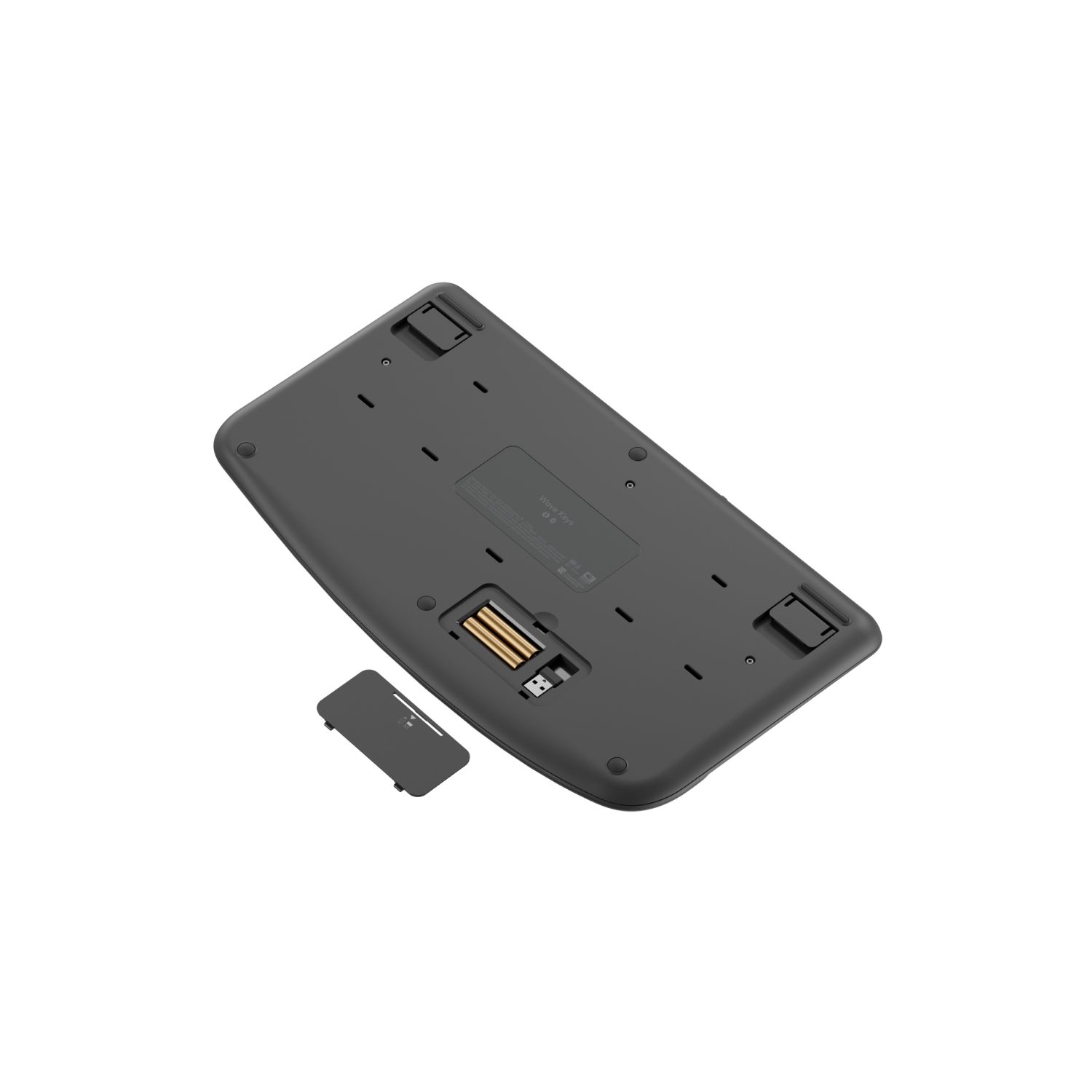 920-012296 - Teclado Logitech Wave Ergo Series QWERTY Curvo RF Wireless/Bluetooth Grafito (920-012296)