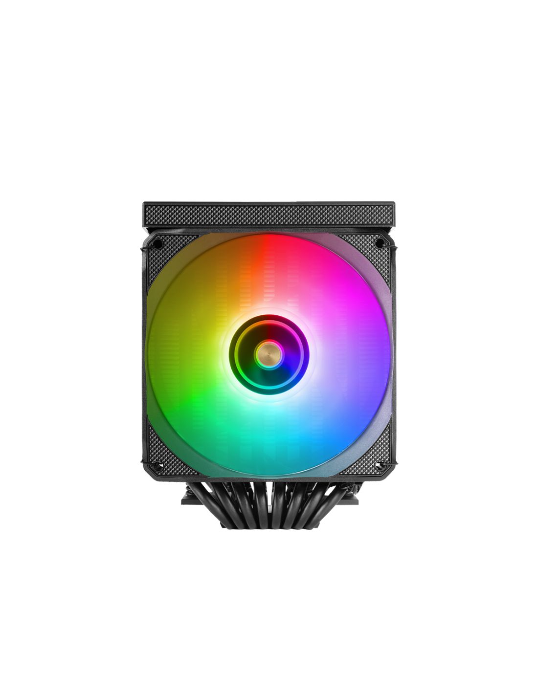 MCPULCDPRO - Ventilador CPU Mars Gaming Disipador 380W, 2x120mm, 8xHeatpipes, pantalla LCD XL, Negro.(MCPULCDPRO)