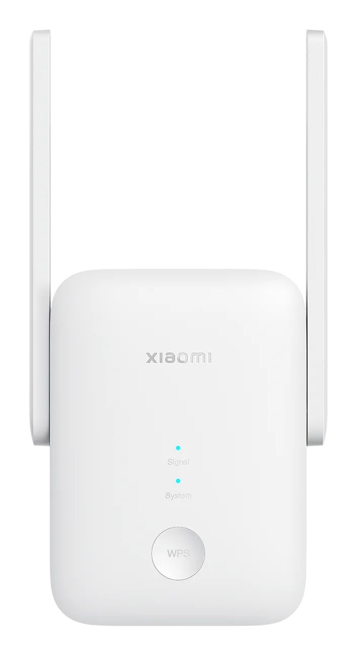 XIA-RE WI RNG EXT AX1500 - Repetidor XIAOMI AX1500 WiFi 6 Dual Band 1xRJ45 Ethernet LAN GbE 2 Antenas Externas Pared Blanco (DVB4514GL)