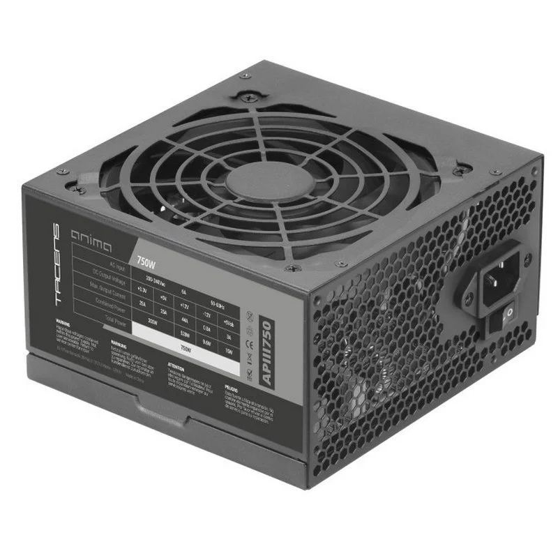 OUT8873 - Fuente Tacens Anima ATX 750W 85% 80+ Bronze (APIII750) (OUT8873). Buen estado. Desprecintada. Completa. (OUTLET)