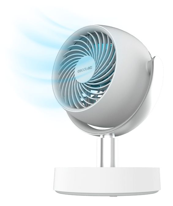 08353 - Ventilador Sobremesa Cecotec EnergySilence 800 Cyclone Desk Portable, circulador de aire de sobremesa con bater�a de 4000 mAh, motor DC, oscilaci�n e inclinaci�n ajustables. (08353)