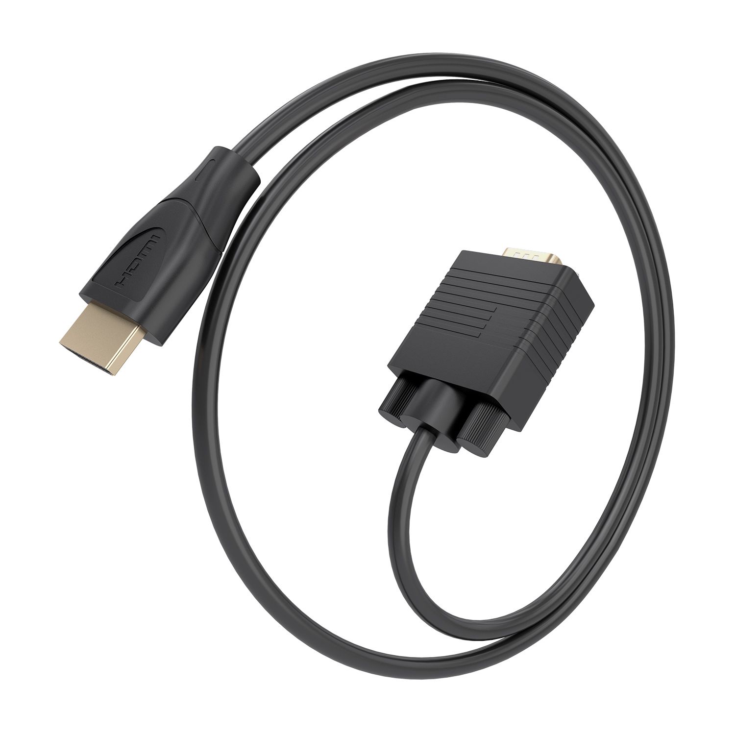 A122-1010 - Conversor AISENS VGA/M a HDMI A/M 1m Negro (A122-1010)