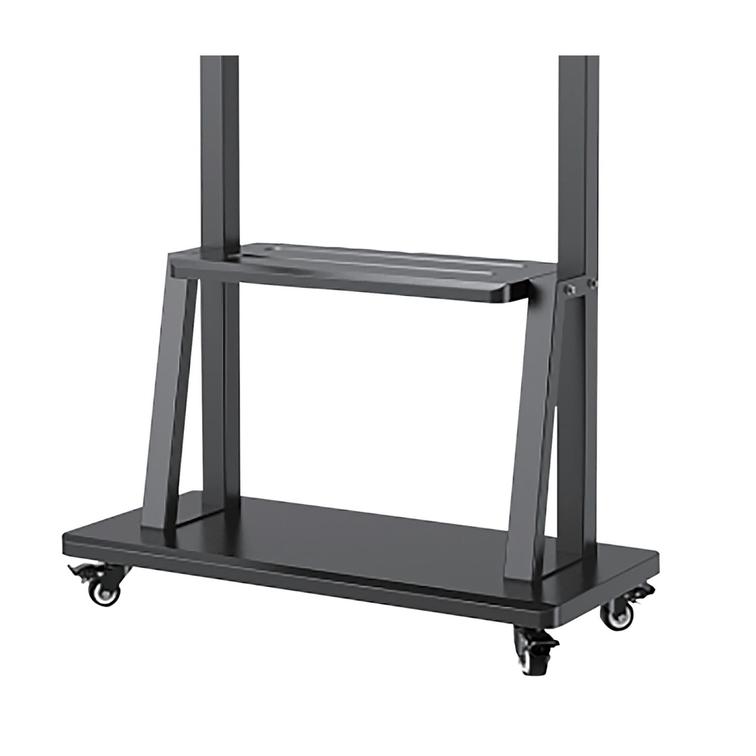 UK730511 - Soporte UNYKA de Suelo 2 Estantes Altura Regulable para Pantallas Planas y Curvas de 42