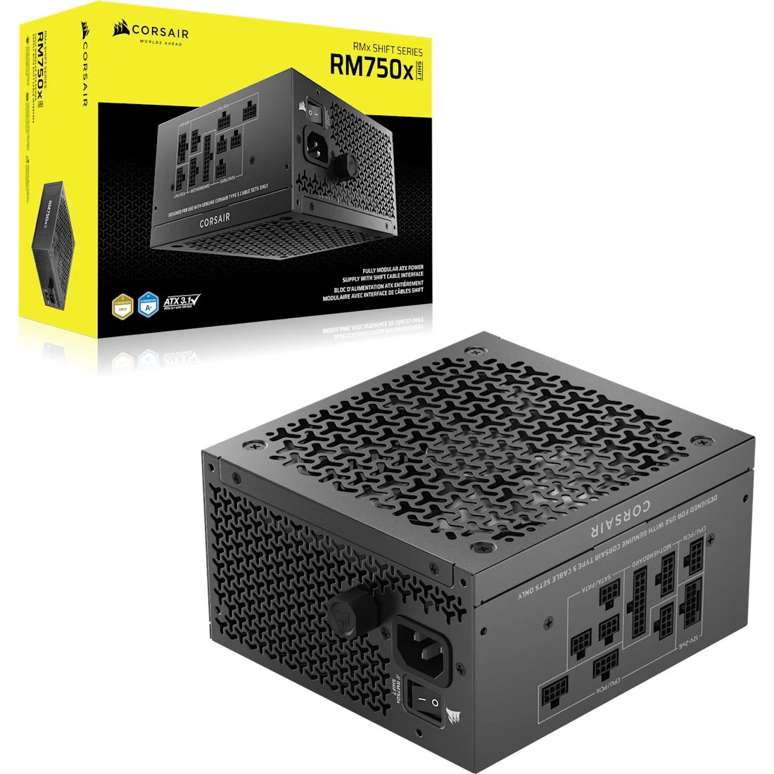 CP-9020298-EU - Fuente Corsair RM750X ATX 750W 14cm Full Modular 80+ Gold Negra (CP-9020298-EU)